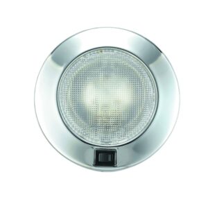 A.a.a. Luz De Cortesia Redonda De Aço Inoxidável 10W 12V