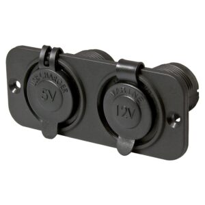 Talamex Moldura Doulbe Nivelada Com USB 2.4A&Standard Soquete