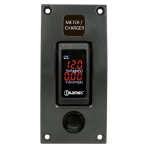 Talamex Painel De Controle Curvo Add On Voltímetro/Amperímetro