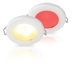 Hella marine Luz LED Vermelha/branca Quente Euroled 75 3W 120 mm