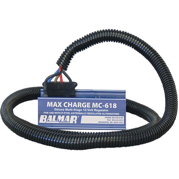 Balmar Regulador De Vários Estágios Com Chicote Max Charge MC618 12V