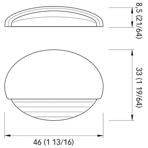 Quick italy Luz LED De Cortesia Redonda Eyelid 0.5W 10-30V - Imagem 2
