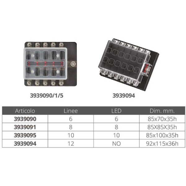 Oem marine Caixa De Fusíveis 8 Line - Imagem 2
