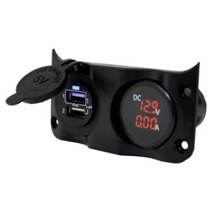 Talamex Switchpanel Add On Com Double E Voltímetro/Amperímetro Digital USB