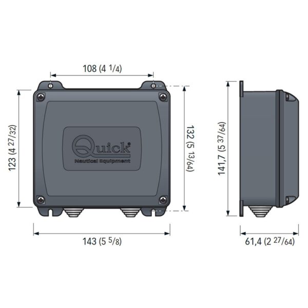 Quick italy Controle De Radio 15A 2 Canais Receptor - Imagem 2