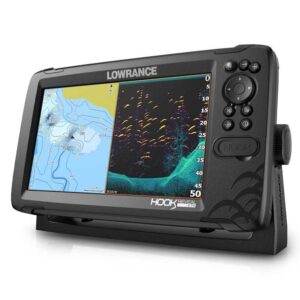 Lowrance Com Transdutor E Mapa Da Base Mundial Hook Reveal 9 TripleShot ROW
