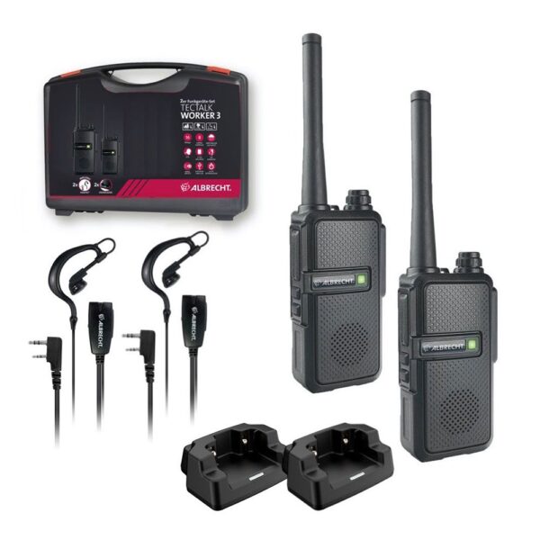 Albrecht Walkie-talkies Tectalk worker 3 2 Unidades - Imagem 2