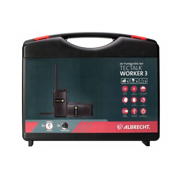 Albrecht Walkie-talkies Tectalk worker 3 2 Unidades