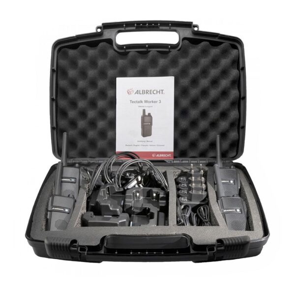 Albrecht Walkie-talkies Tectalk worker 3 4 Unidades - Imagem 2