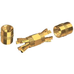 Shakespeare antennas Ouro-Conectores De Rádio Plated Centerpin Solderless VHF