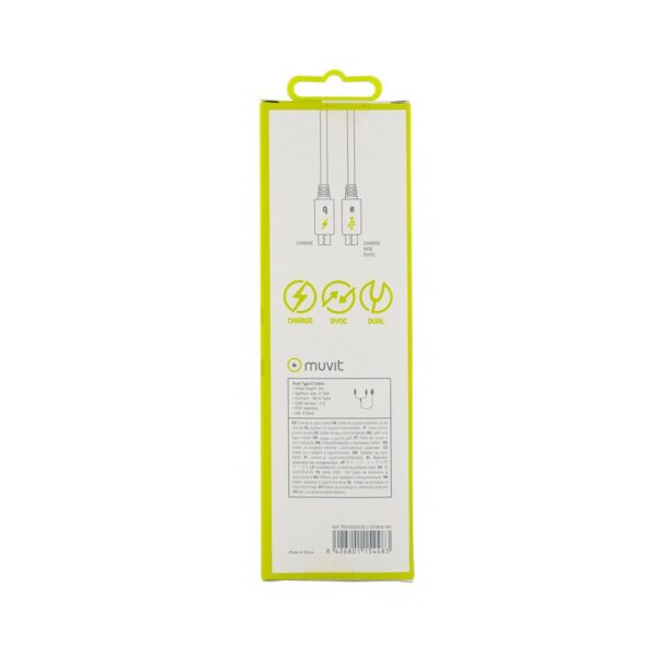 Muvit Cabo USB Para Tipo Duplo C 3A 2 M - Imagem 4