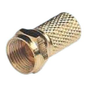 Glomex Conector Macho Banhado A Ouro