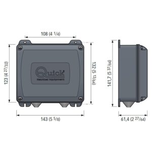 Quick italy Controle De Radio 15A 6 Canais Receptor