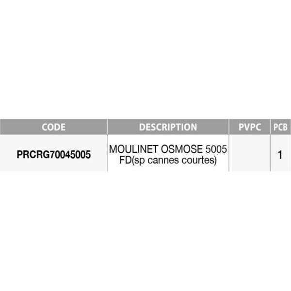 Prowess Molinete Osmose FD - Imagem 2