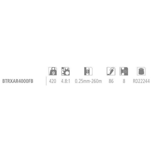 Shimano fishing Molinete Spinning Baitrunner X-Aero FB - Imagem 2
