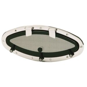 Bomar Clássico S Portlight Elíptico De Aço Inoxidável Serie