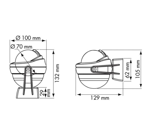 Plastimo Bússola De Superfície Horizontal/vertical Offshore 75 - Imagem 2