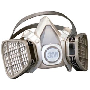 3M Meia Peça Facial Orgânica Respirador Vapor