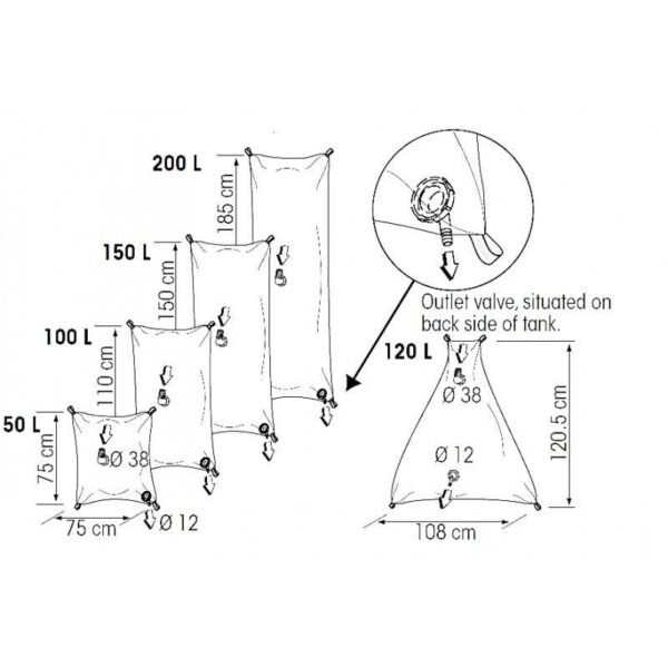 Plastimo Depósito Flexível 150L - Image 2