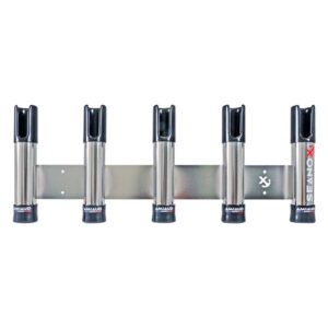 Seanox Suporte De Haste Aberta De Aço Inoxidável Com Borracha Preta 5