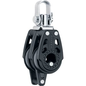 Harken Polia Giratória Dupla Com Suporte Carbon 29 Mm