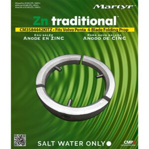 Martyr anodes Kit De ânodo De Zinco Volvo Penta 4-Blade