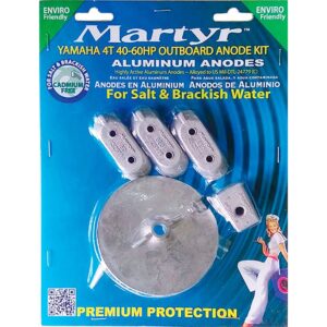 Martyr anodes Yamaha 40-60HP Galvanizado Ânodo Kit