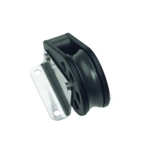 Barton marine Roldana Vertical Simples Com Suporte De Corda 350kg 8 mm