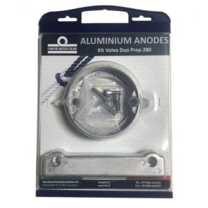 Tecnoseal Ânodo De Alumínio Volvo 280 Dual Prop