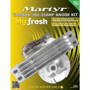 Martyr anodes Yamaha 300-350HP Magnésio Ânodo Kit