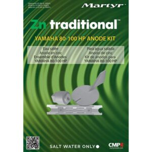 Martyr anodes Yamaha 80-100HP Galvanizado Ânodo Kit