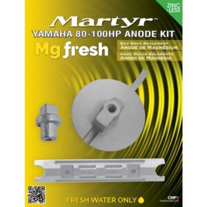 Martyr anodes Yamaha 80-100HP Magnésio Ânodo Kit