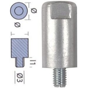 Tecnoseal Ânodo Yanmar TEN01309