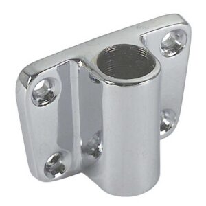 Forniture nautiche italiane Suporte De Montagem Lateral Em Latão Cromado Oarlock 12 mm
