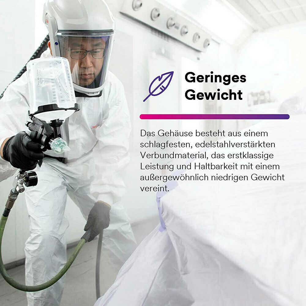 3M Gravidade De Desempenho Recarga De Cabeça Atomizadora HVLP - Imagem 5