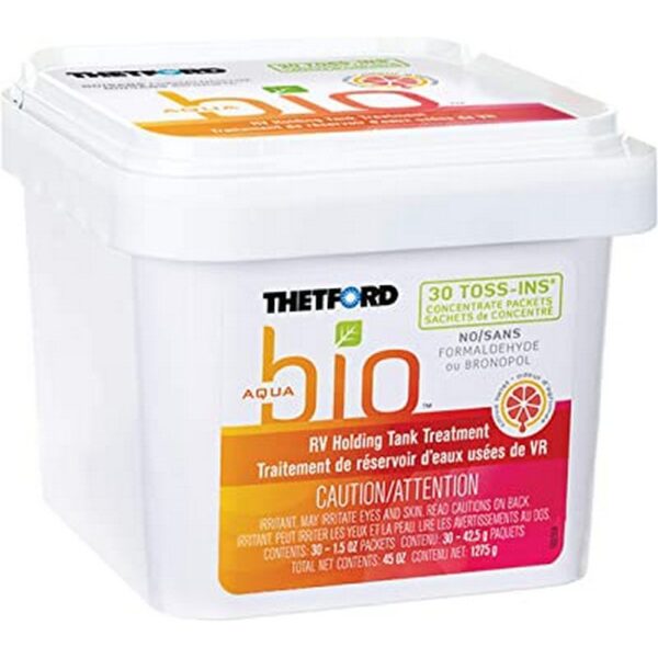 Thetford Tratamento Do Tanque De Retenção Aquabio™ Toss-In Pack 30-2.8 Onças
