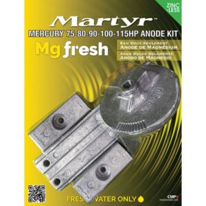 Martyr anodes Kit De ânodo De Mercúrio E Magnésio 75-80-90-100-115 HP