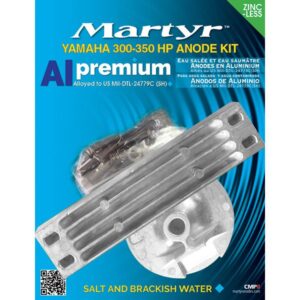 Martyr anodes Yamaha 300-350HP Alumínio Ânodo Kit