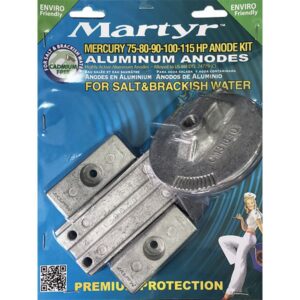 Martyr anodes Kit De ânodo De Alumínio Mercury 75-80-90-100-115 HP