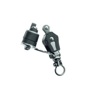Barton marine Polia Giratória Tripla Com Suporte De Corda/cunho Limpo 275kg 5 mm