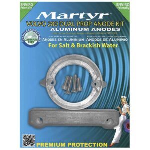Martyr anodes Kit De ânodo De Alumínio Volvo 280 Dual Prop