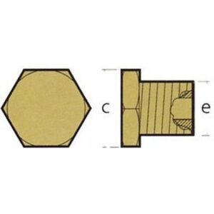 Tecnoseal Ânodo Caterpillar Plug Series 3126