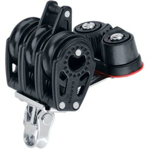Harken Triple Carbo Block 29 mm With Cam Cleat And Becket