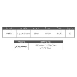 Jabsco Impulsor Original Jabsco 17936-21676