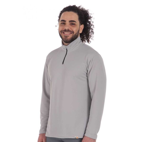 Iq-uv Zip Up Camiseta Homem De Manga Comprida UV Pro - Imagem 3