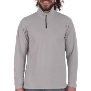 Iq-uv Zip Up Camiseta Homem De Manga Comprida UV Pro