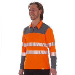 Iq-uv Camisa Zip Up UV Hivi 2C Manga Comprida Kl.2 Cara