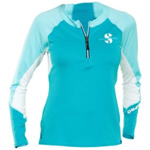 Scubapro Camiseta Feminina De Manga Comprida Caribbean