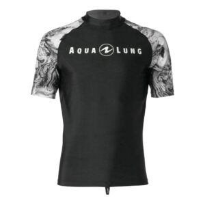 Aqualung Camiseta De Manga Curta Rash Guard