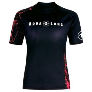 Aqualung Mulher De Manga Curta Top Ceramiqskin